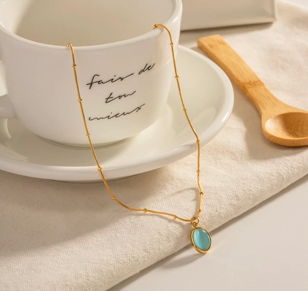 Aqua Aura Necklace