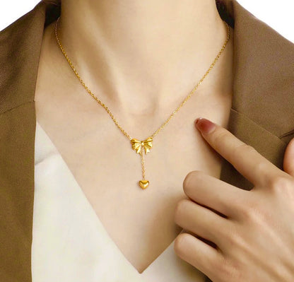 Bow Of Affection Necklace