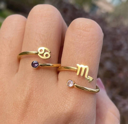 Zodiac Sign Rings