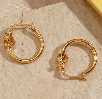 Elene Knot Hoops