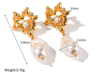 Blooming Pearl Earrings