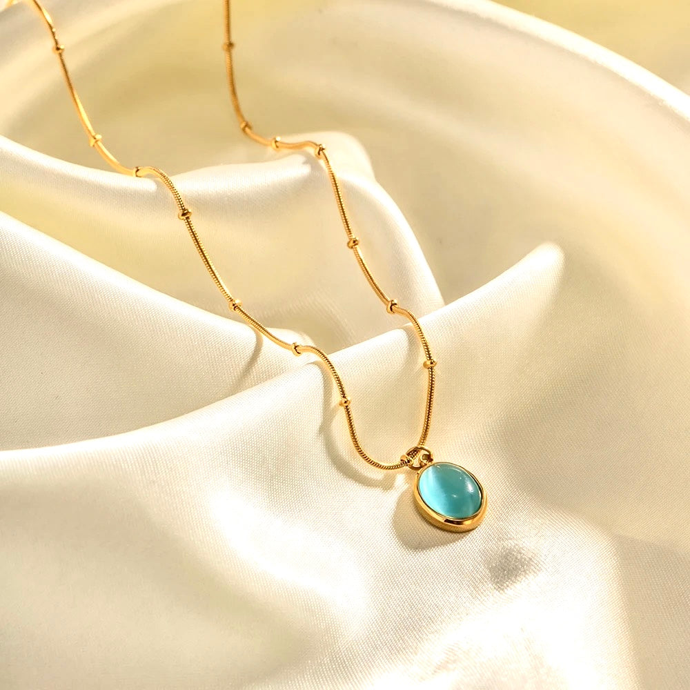 Aqua Aura Necklace