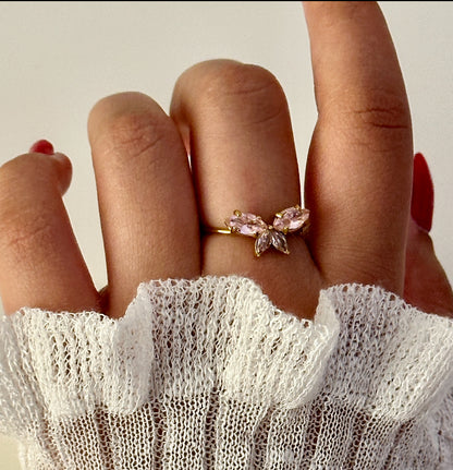 Butterfly Ring Pink