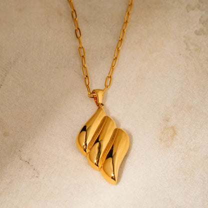 Golden Ripple Necklace