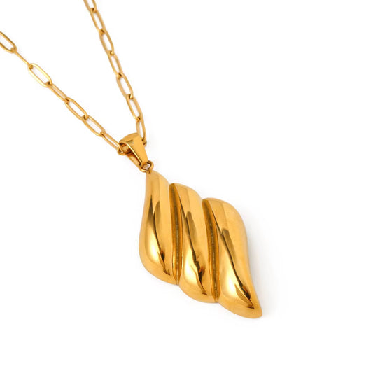 Golden Ripple Necklace