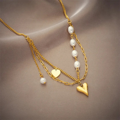 Pearlfect Heart Necklace