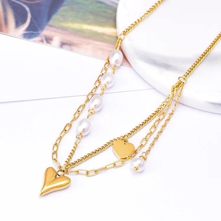 Pearlfect Heart Necklace