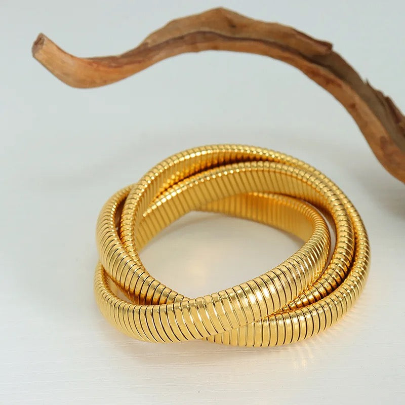 Enzo Triple Twist Bracelet