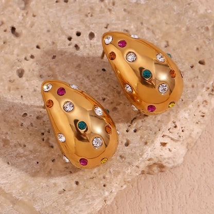 Botega Multi Coloured Studded Earrings