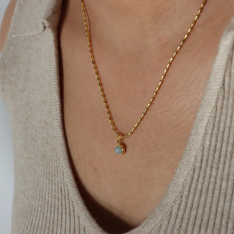 Dainty Dew Drop Necklace