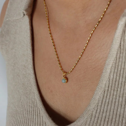 Dainty Dew Drop Necklace