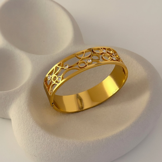 Filoria Bracelet  – 18K PVD Gold Plated Waterproof Stainless Steel Jewellery