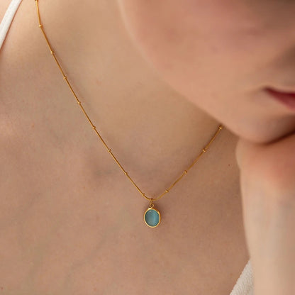 Aqua Aura Necklace