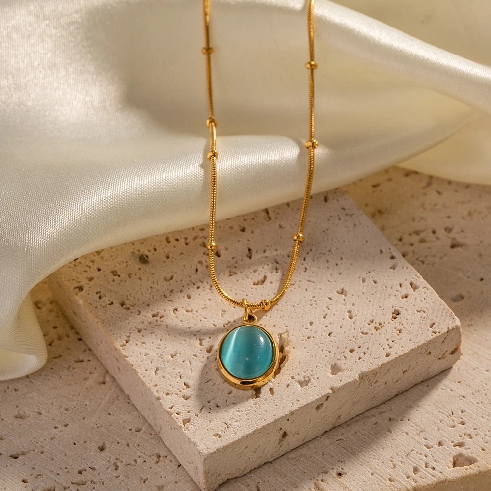 Aqua Aura Necklace