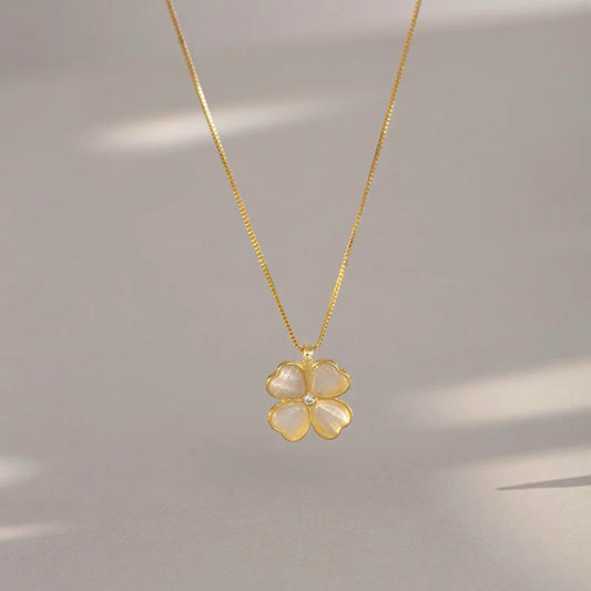 Floral Clover Necklace