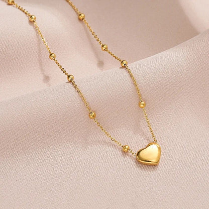 Demure Heart Necklace