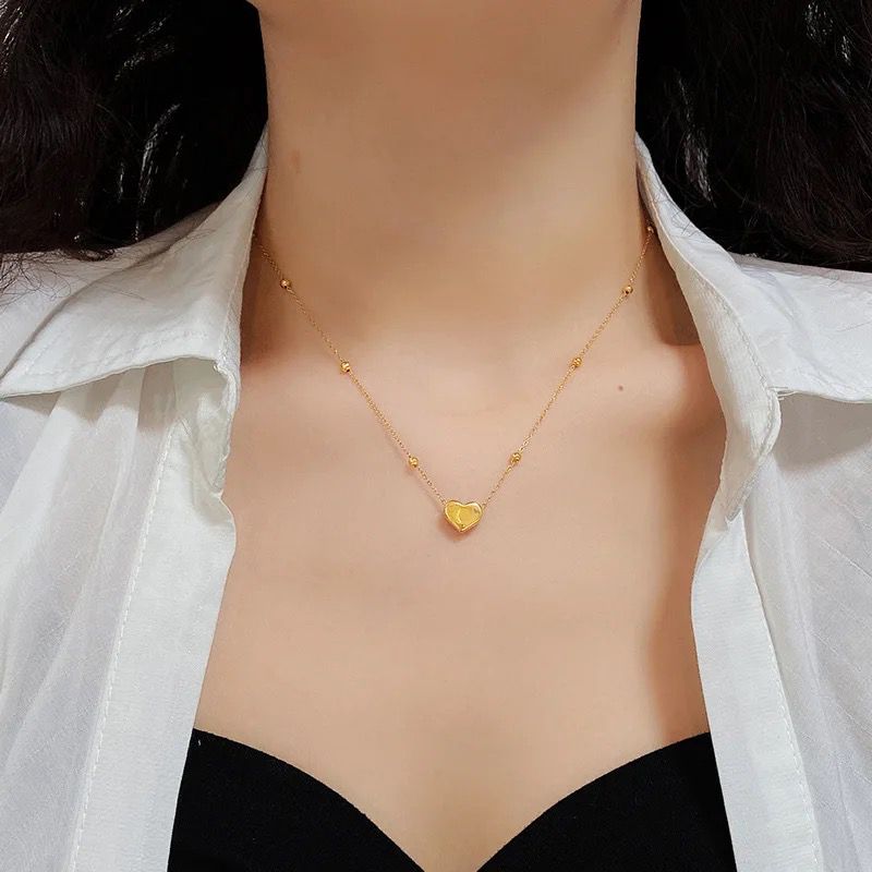 Demure Heart Necklace