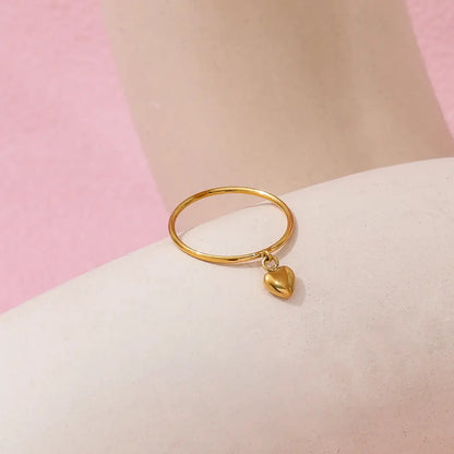 Heart Charm Ring