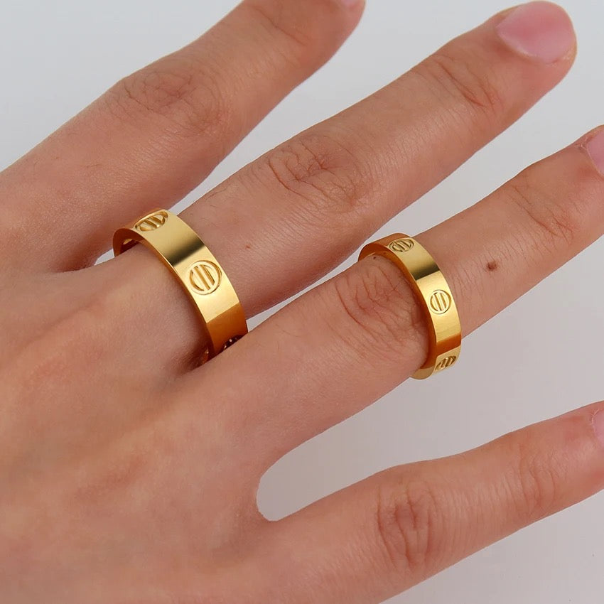 Brand Inspired Gold Band