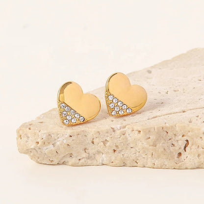 Hope heart studs