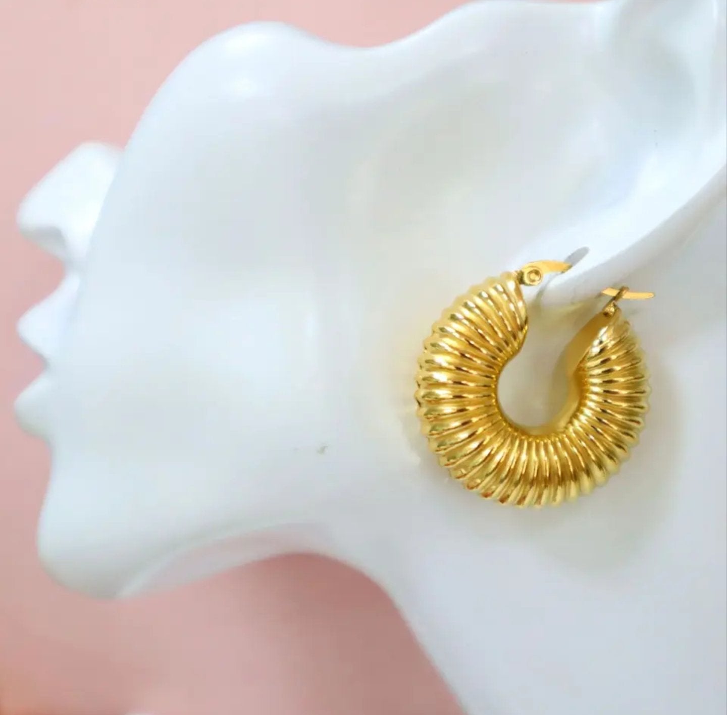 Zeba Coiled Hoops