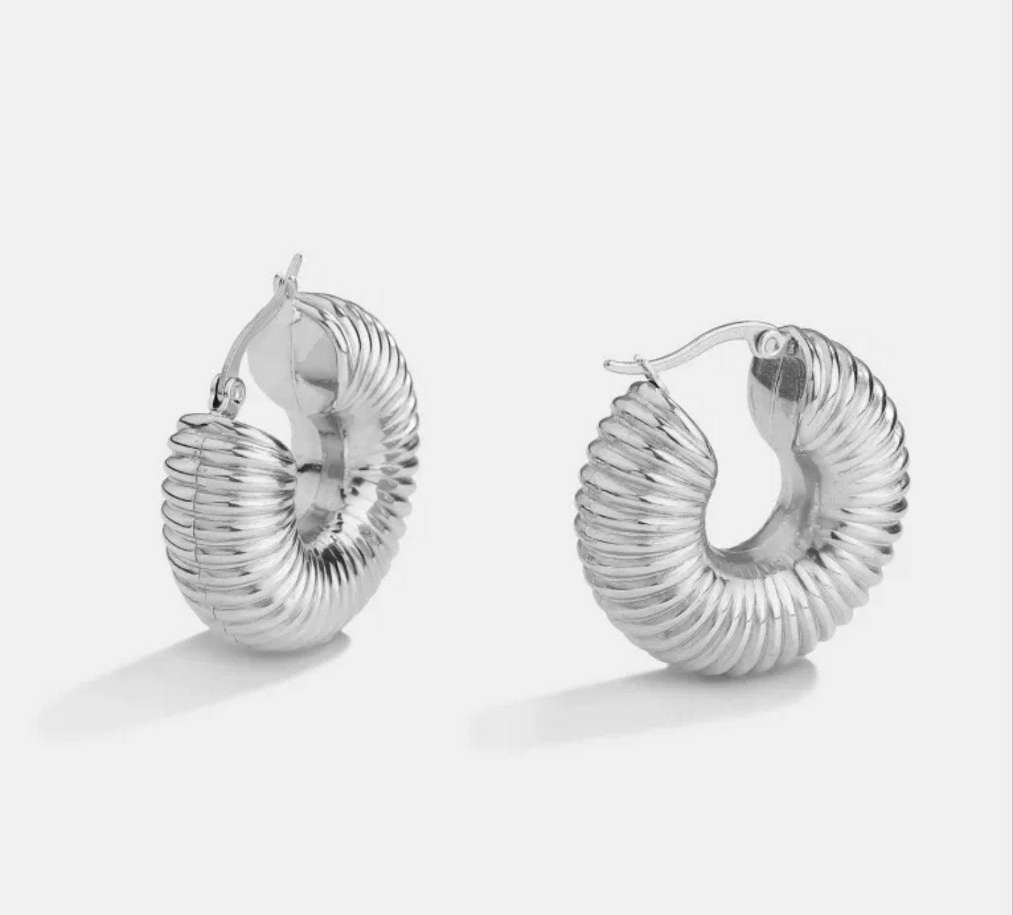 Zeba Coiled Hoops