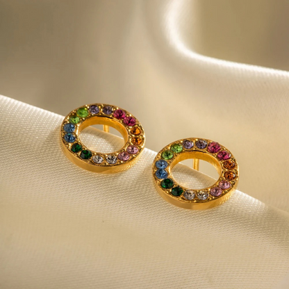 Tiana Multi Coloured Studs