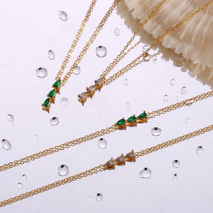 Bonnie Crystal Drop Necklace