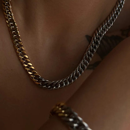 Kristen Half and Half Necklace