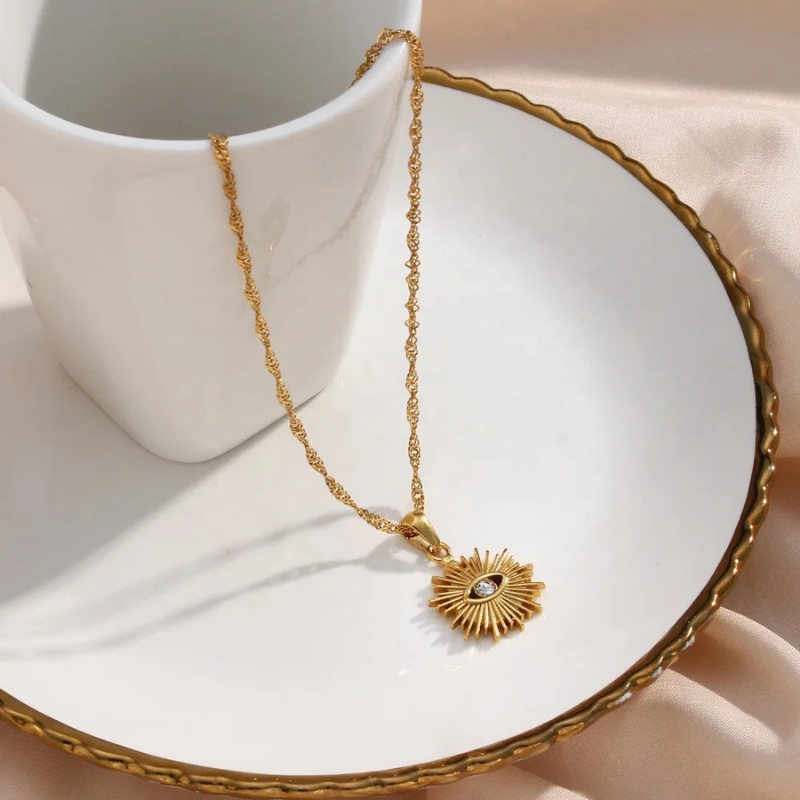 Milan Sun Ray Necklace