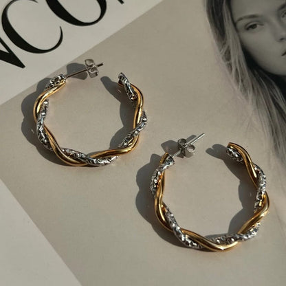 Dual Twist Hoops