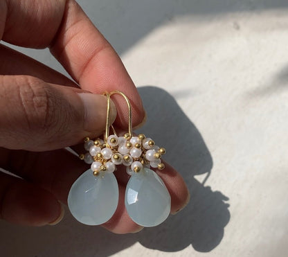 Samira Blue stone Earrings