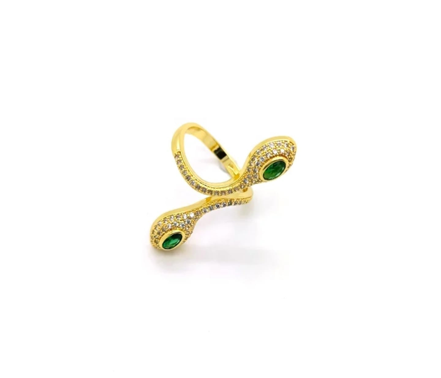 Green Bejewelled Ring