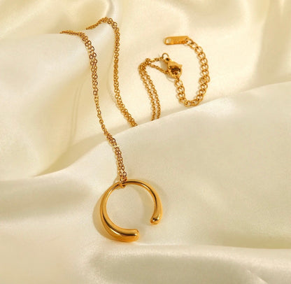 Kimberly Crescent Moon Necklace